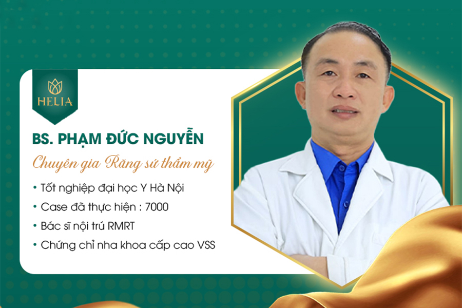 BS.TS Phạm Đức Nguyễn - Giám đốc chuyên môn hệ thống chuỗi nha khoa HELIA