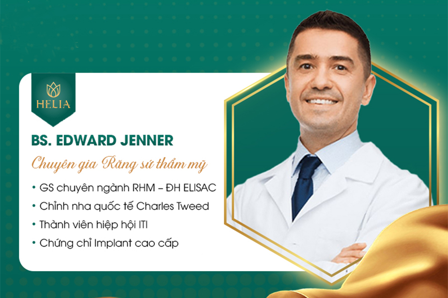 BS.Edward Jenner - Bác sĩ chuyên môn, cố vấn công nghệ tại HELIA